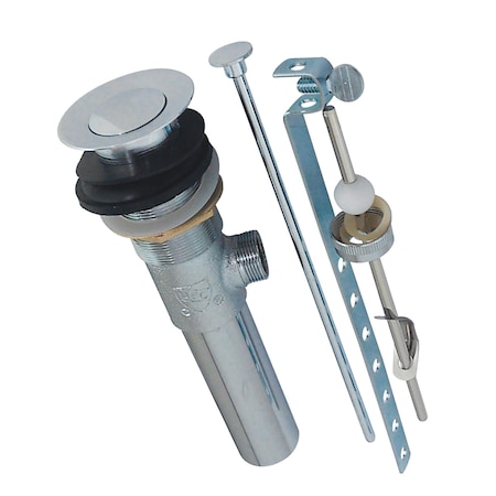 Brass, Bathroom Sink Drain, Pop-Up Drain with Overflow Hole MPN:KB1001