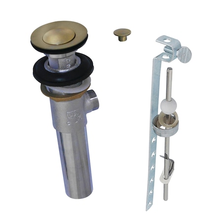 Brass, Bathroom Sink Drain, Pop-Up Drain with Overflow Hole MPN:KB1003