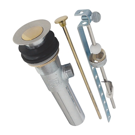 Brass, Bathroom Sink Drain, Pop-Up Drain with Overflow Hole MPN:KB1004