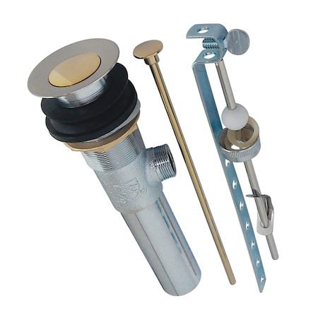 Brass, Bathroom Sink Drain, Pop-Up Drain with Overflow Hole MPN:KB1009