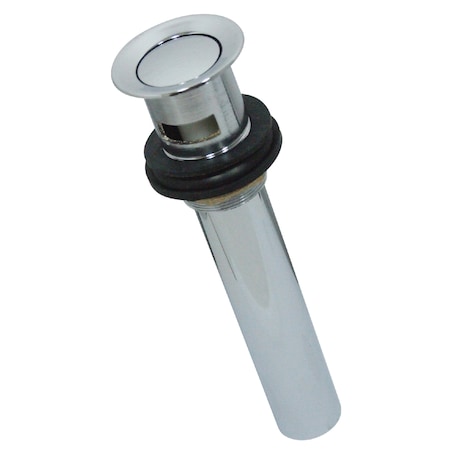 Brass, Bathroom Sink Drain, Push Pop-Up Drain with Overflow MPN:KB8101