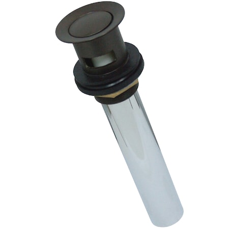 Brass, Bathroom Sink Drain, Push Pop-Up Drain with Overflow MPN:KB8105