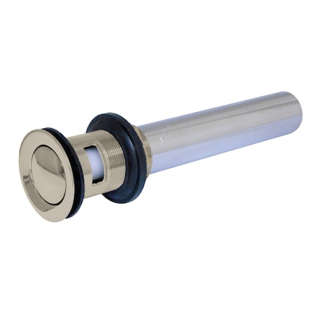 Brass, Bathroom Sink Drain, Push Pop-Up Drain with Overflow MPN:KB8106