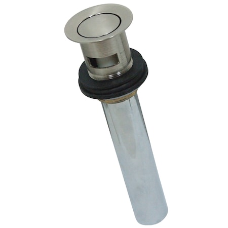 Brass, Bathroom Sink Drain, Push Pop-Up Drain with Overflow MPN:KB8108