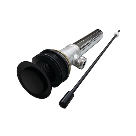 Brass, Bathroom Sink Drain, Pop-Up Drain without Overflow MPN:KS8100MB