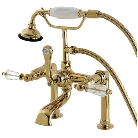 Deck-Mount Clawfoot Tub Faucet, Polished Brass, Deck Mount MPN:AE103T2WLL