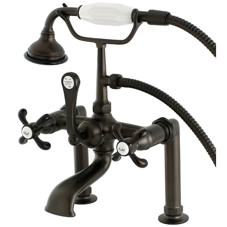 Deck-Mount Clawfoot Tub Faucet, Oil Rubbed Bronze, Deck Mount MPN:AE103T5TX