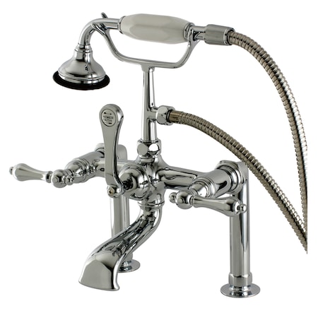 Deck-Mount Clawfoot Tub Faucet, Polished Chrome, Deck Mount MPN:AE104T1