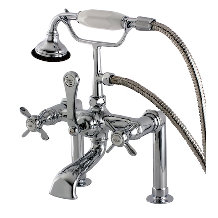 Deck-Mount Clawfoot Tub Faucet, Polished Chrome, Deck Mount MPN:AE104T1BEX