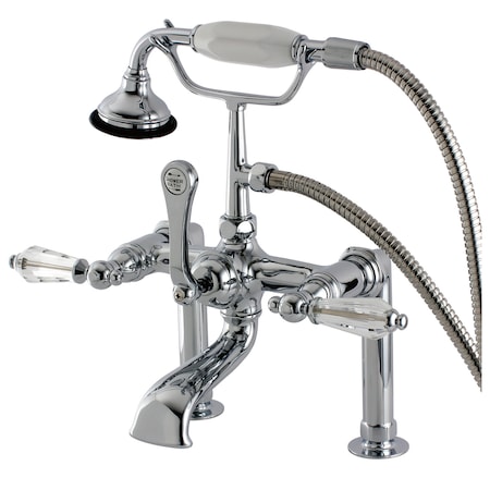 Deck-Mount Clawfoot Tub Faucet, Polished Chrome, Deck Mount MPN:AE104T1WLL