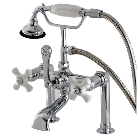 Deck-Mount Clawfoot Tub Faucet, Polished Chrome, Deck Mount MPN:AE112T1