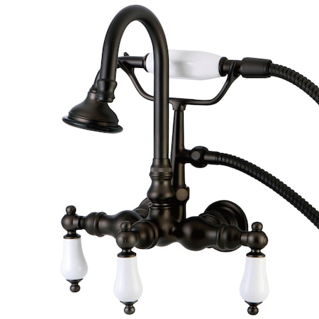 Wall-Mount Clawfoot Tub Faucet, Oil Rubbed Bronze, Tub Wall Mount MPN:AE11T5