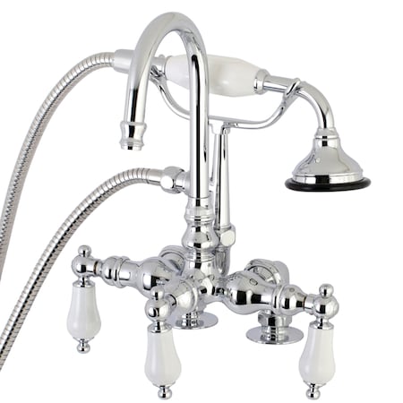 Deck-Mount Clawfoot Tub Faucet, Polished Chrome, Deck Mount MPN:AE16T1