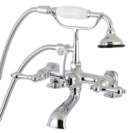 Deck-Mount Clawfoot Tub Faucet, Polished Chrome, Deck Mount MPN:AE204T1