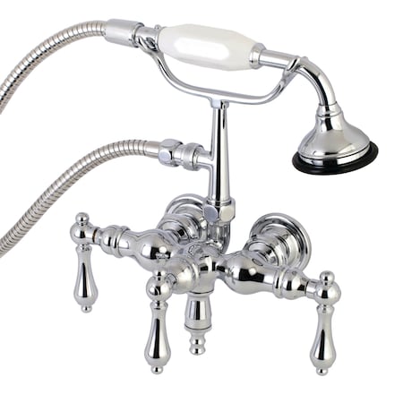 Wall-Mount Clawfoot Tub Faucet, Polished Chrome, Tub Wall Mount MPN:AE20T1