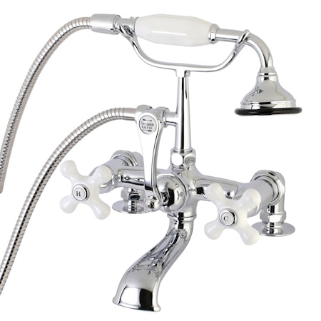 Deck-Mount Clawfoot Tub Faucet, Polished Chrome, Deck Mount MPN:AE212T1