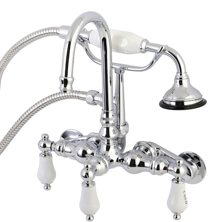 Wall-Mount Clawfoot Tub Faucet, Polished Chrome, Tub Wall Mount MPN:AE304T1
