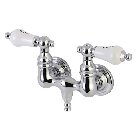 Wall-Mount Clawfoot Tub Faucet, Polished Chrome, Tub Wall Mount MPN:AE34T1