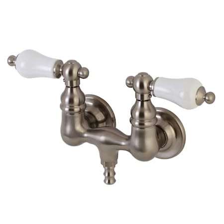 Wall-Mount Clawfoot Tub Faucet, Brushed Nickel, Tub Wall Mount MPN:AE35T8