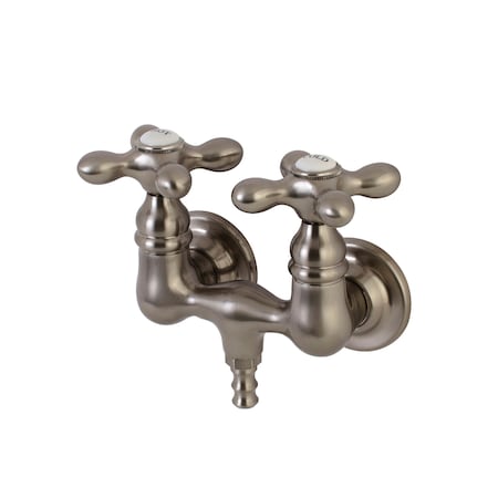 Wall-Mount Clawfoot Tub Faucet, Brushed Nickel, Tub Wall Mount MPN:AE37T8