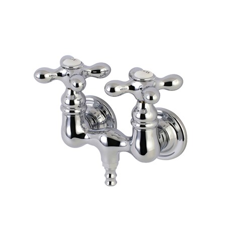 Wall-Mount Clawfoot Tub Faucet, Polished Chrome, Tub Wall Mount MPN:AE38T1