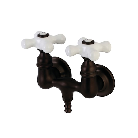 Wall-Mount Clawfoot Tub Faucet, Oil Rubbed Bronze, Tub Wall Mount MPN:AE39T5
