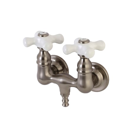 Wall-Mount Clawfoot Tub Faucet, Brushed Nickel, Tub Wall Mount MPN:AE39T8