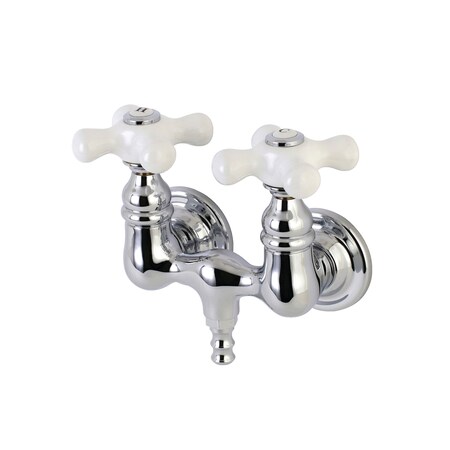 Wall-Mount Clawfoot Tub Faucet, Polished Chrome, Tub Wall Mount MPN:AE40T1