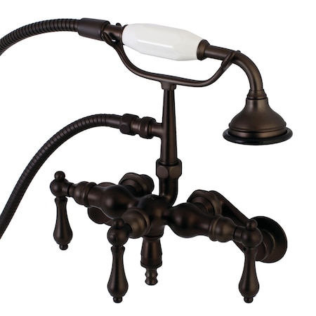 Wall-Mount Clawfoot Tub Faucet, Oil Rubbed Bronze, Tub Wall Mount MPN:AE419T5