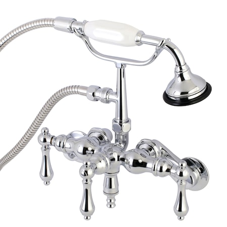 Wall-Mount Clawfoot Tub Faucet, Polished Chrome, Tub Wall Mount MPN:AE420T1