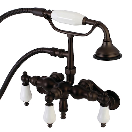 Wall-Mount Clawfoot Tub Faucet, Oil Rubbed Bronze, Tub Wall Mount MPN:AE421T5