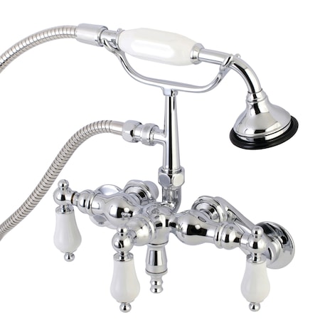 Wall-Mount Clawfoot Tub Faucet, Polished Chrome, Tub Wall Mount MPN:AE422T1