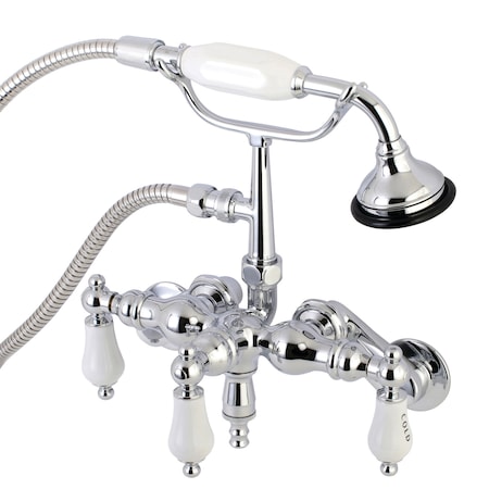 Wall-Mount Clawfoot Tub Faucet, Polished Chrome, Tub Wall Mount MPN:AE424T1