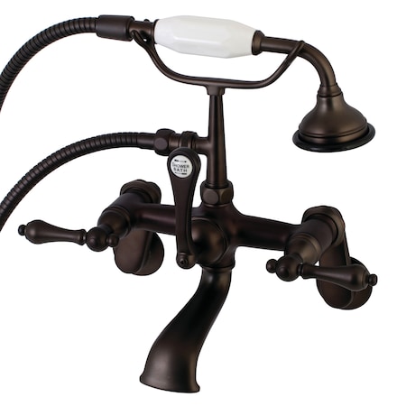 Wall-Mount Clawfoot Tub Faucet, Oil Rubbed Bronze, Tub Wall Mount MPN:AE51T5