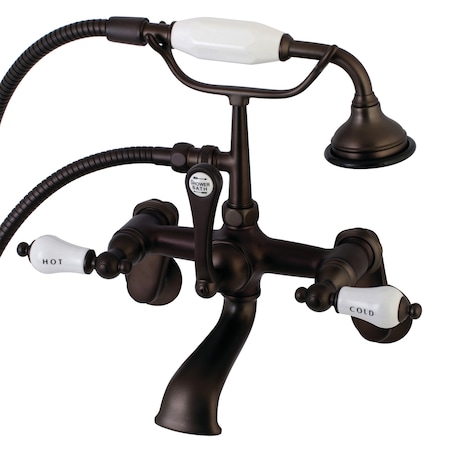 Wall-Mount Clawfoot Tub Faucet, Oil Rubbed Bronze, Tub Wall Mount MPN:AE53T5