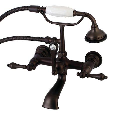Wall-Mount Clawfoot Tub Faucet, Oil Rubbed Bronze, Tub Wall Mount MPN:AE551T5