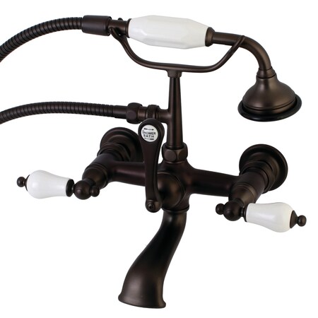 Wall-Mount Clawfoot Tub Faucet, Oil Rubbed Bronze, Tub Wall Mount MPN:AE553T5