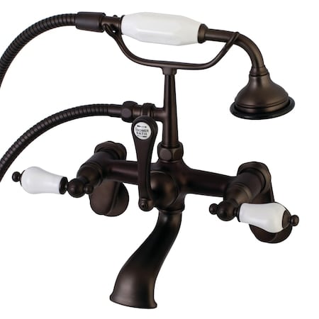 Wall-Mount Clawfoot Tub Faucet, Oil Rubbed Bronze, Tub Wall Mount MPN:AE55T5