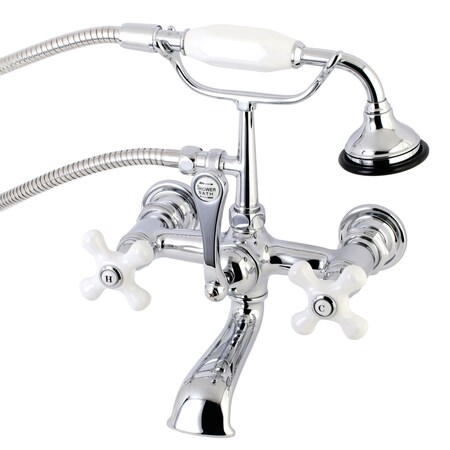 Wall-Mount Clawfoot Tub Faucet, Polished Chrome, Tub Wall Mount MPN:AE560T1