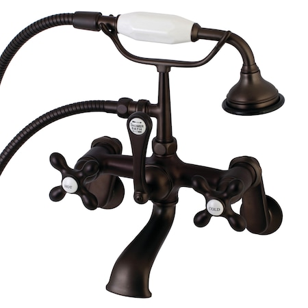 Wall-Mount Clawfoot Tub Faucet, Oil Rubbed Bronze, Tub Wall Mount MPN:AE57T5
