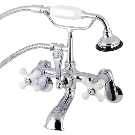 Wall-Mount Clawfoot Tub Faucet, Polished Chrome, Tub Wall Mount MPN:AE60T1