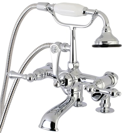 Deck-Mount Clawfoot Tub Faucet, Polished Chrome, Deck Mount MPN:AE652T1