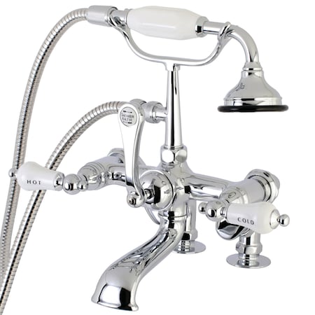 Deck-Mount Clawfoot Tub Faucet, Polished Chrome, Deck Mount MPN:AE654T1