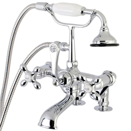 Deck-Mount Clawfoot Tub Faucet, Polished Chrome, Deck Mount MPN:AE658T1