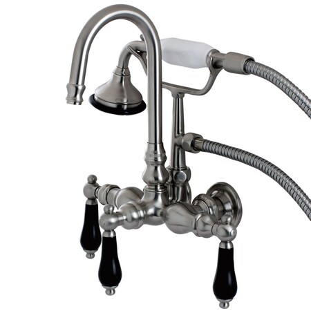 Wall-Mount Clawfoot Tub Faucet, Brushed Nickel, Tub Wall Mount MPN:AE7T8PKL