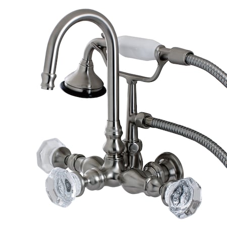 Wall-Mount Clawfoot Tub Faucet, Brushed Nickel, Tub Wall Mount MPN:AE7T8WCL