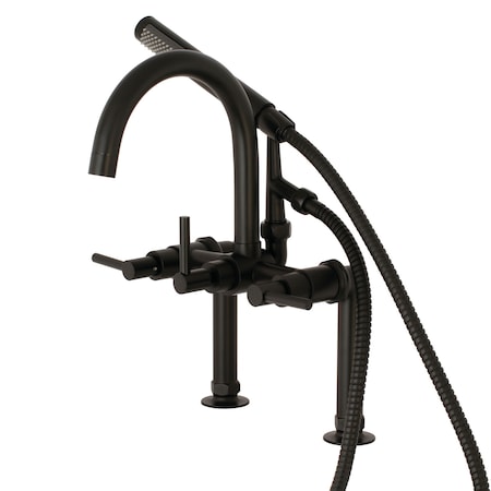 Deck-Mount Clawfoot Tub Faucet, Matte Black, Deck Mount MPN:AE8100DL