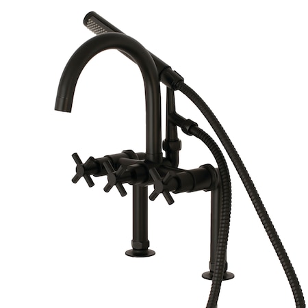 Deck-Mount Clawfoot Tub Faucet, Matte Black, Deck Mount MPN:AE8100DX