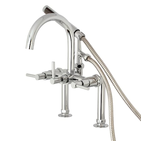 Deck-Mount Clawfoot Tub Faucet, Polished Chrome, Deck Mount MPN:AE8101DL