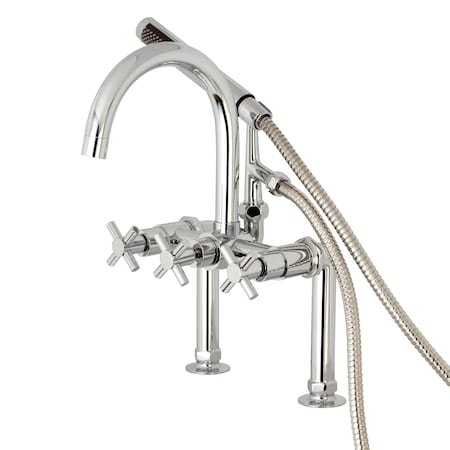 Deck-Mount Clawfoot Tub Faucet, Polished Chrome, Deck Mount MPN:AE8101DX